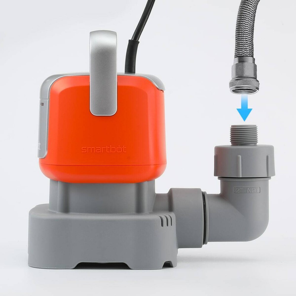 Smartbot Submersible Utility Pump, 1/2 HP, 2800 GPH, Automatic Switch, Auto-Flo