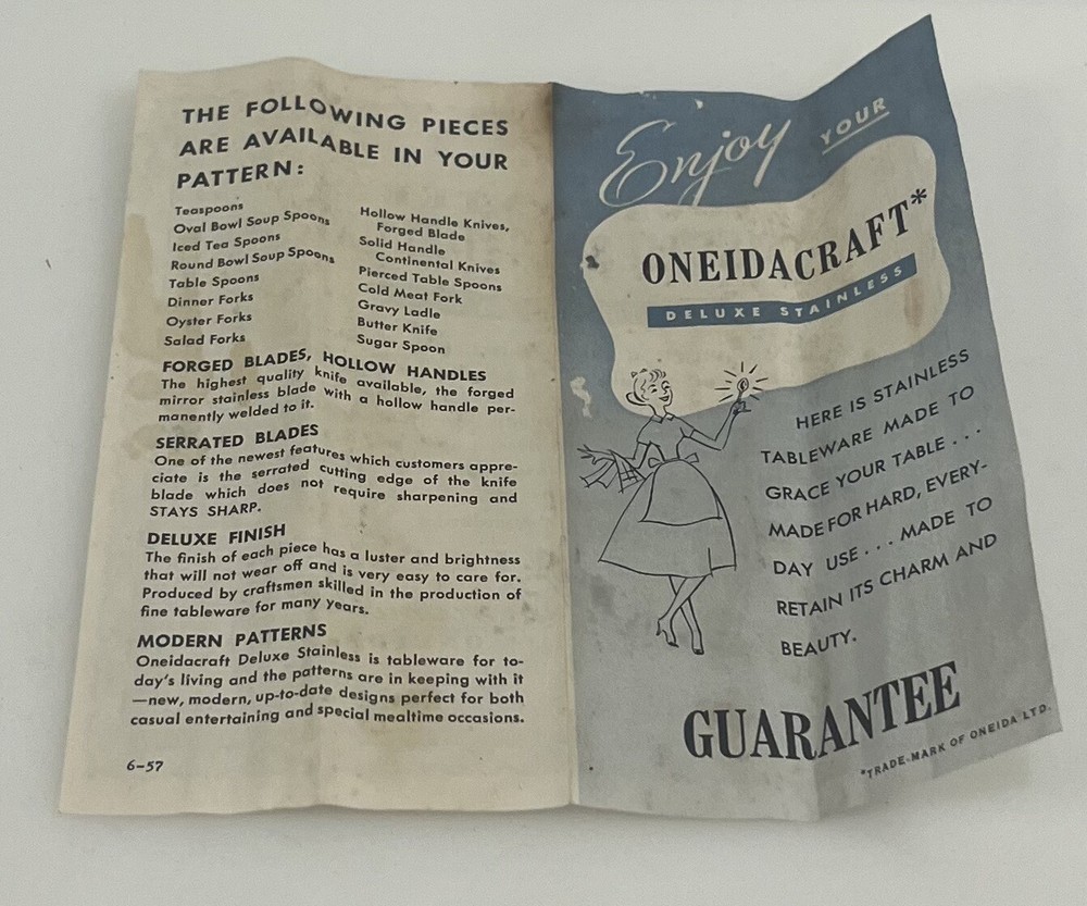 Vintage Oneidacraft Setting For 4