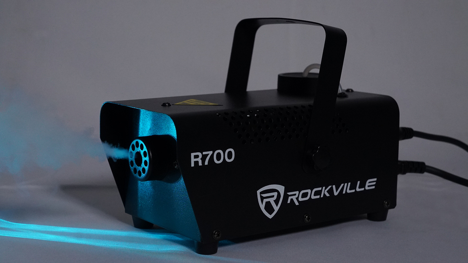 Rockville R700 Fog/Smoke Machine w/ Remote+Fluid Quick Heatup, Thick Fog