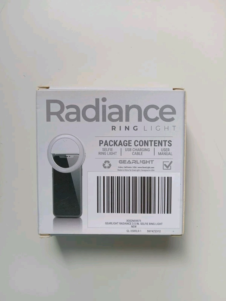 Gearlight Radiance Ring Light 3 Lighting Modes