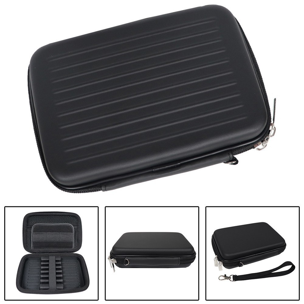 Carrying Cases Tip Holder Hard EVA Inner Support Base Tip Holder Mesh Pockets