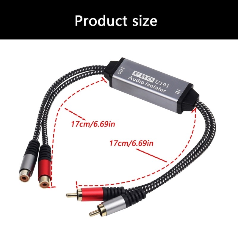 Studio Grade Audios Noise Isolator Filter for Devices Long Last Stability