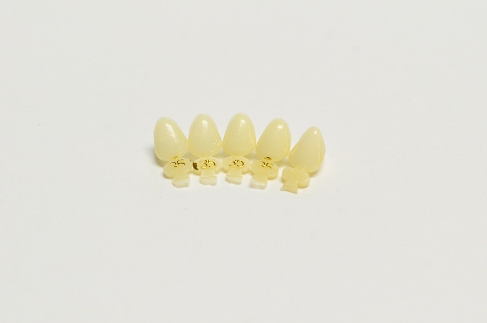 DENTAL POLYCARBONATE TEMPORARY CROWNS #35 (ULC) UPPER LEFT CUSPID 5/PACK