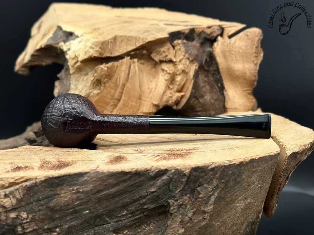 Comoy's Sandblast 336C Apple Shaped Smoking Pipe