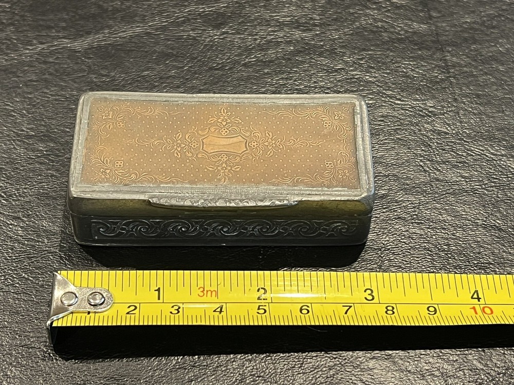 19th Century Pewter Snuff Box