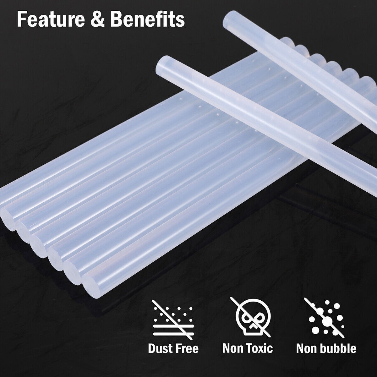 20W Hot Melt Glue Gun with 7mm Glue Stick Mini Electric Heat Repair Tools DIY