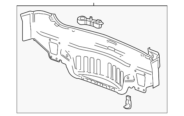 Genuine GM Rear End Panel 85647133