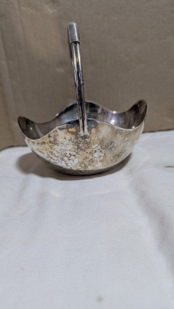 Vintage Silver Plated Candy Dish From Denmark. #149