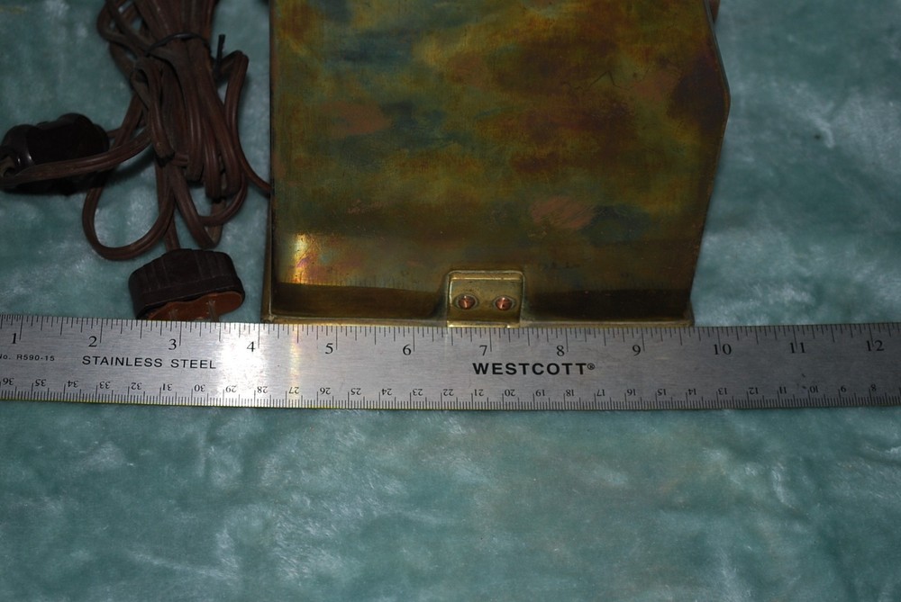 Original Brass Transportation Lantern - It has been Electrified.