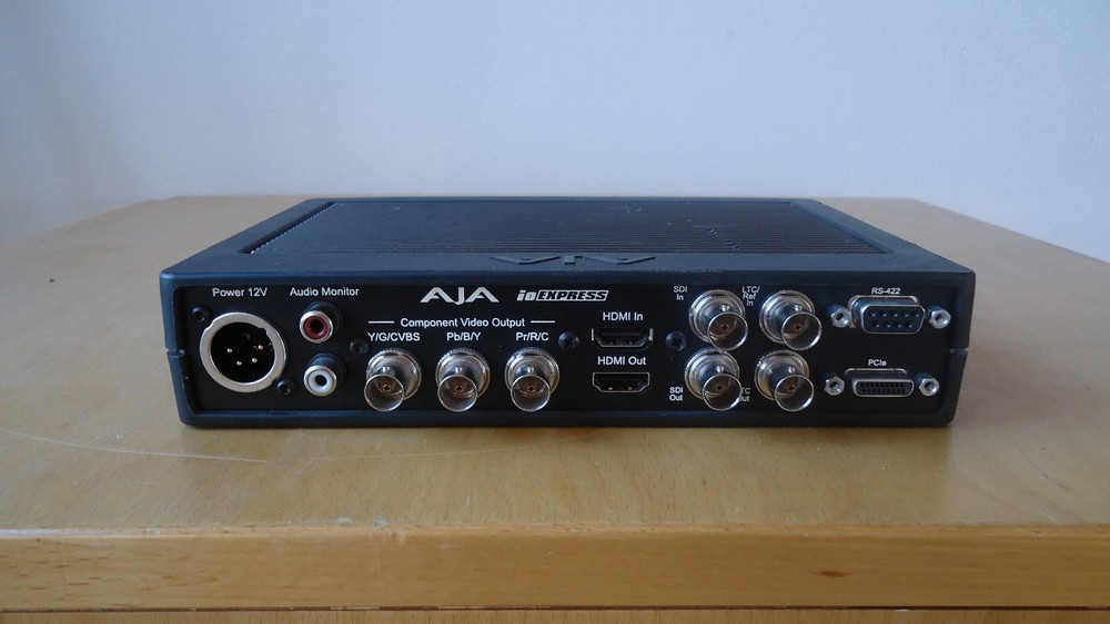 AJA Io Express portable HD/SD unit for file-based work flows