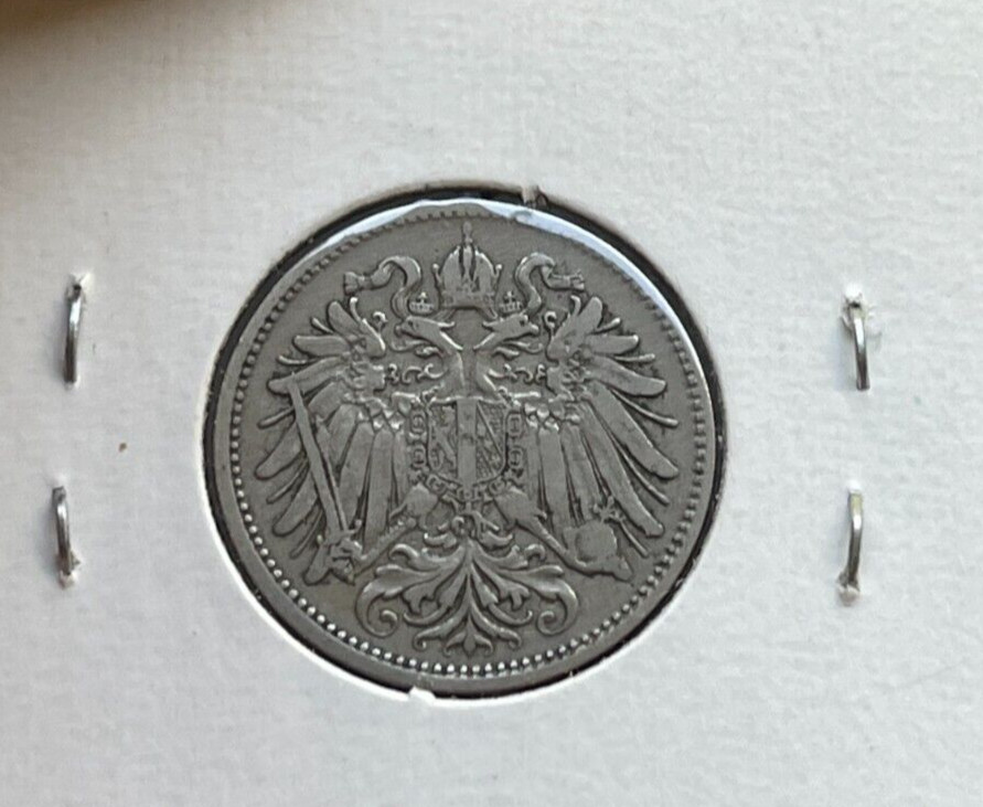 1893 Austria 20 Heller