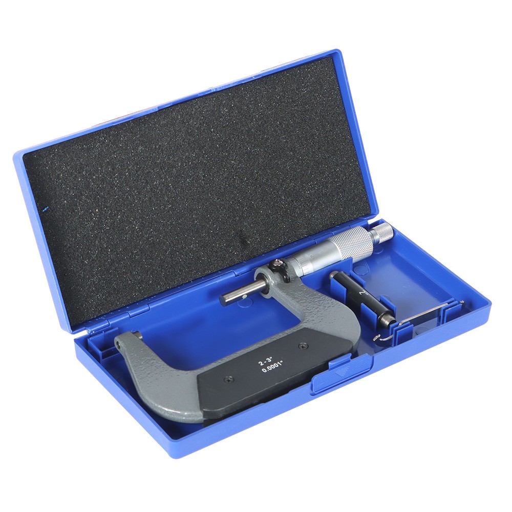 LABLT Precision Outside Micrometer 2-3" 0.0001" Resolution Carbide Tipped