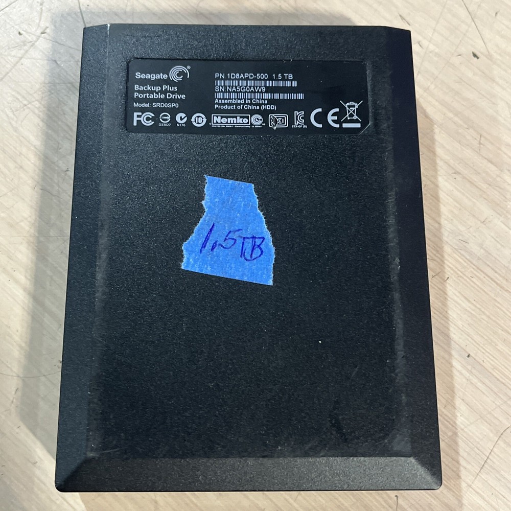 SEAGATE SRD0SP0 1.5TB HARD DRIVE