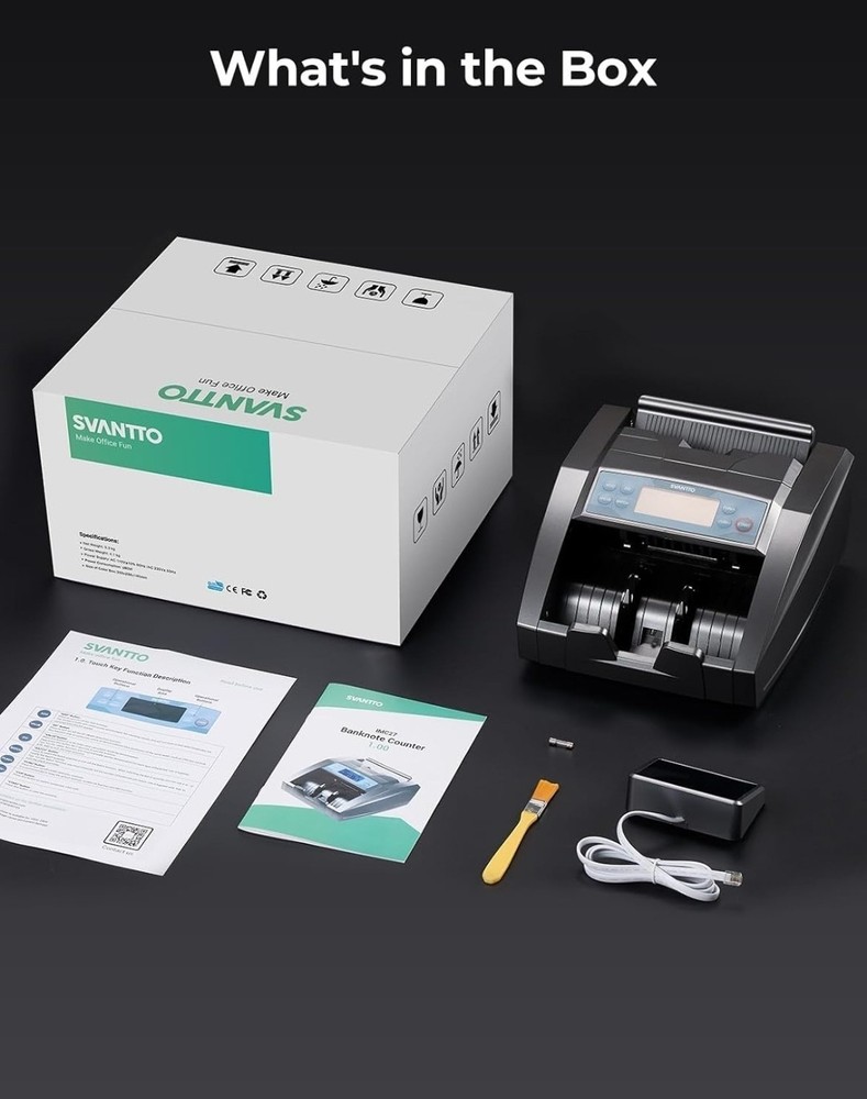SVANTTO BC009 Money Counter Machine