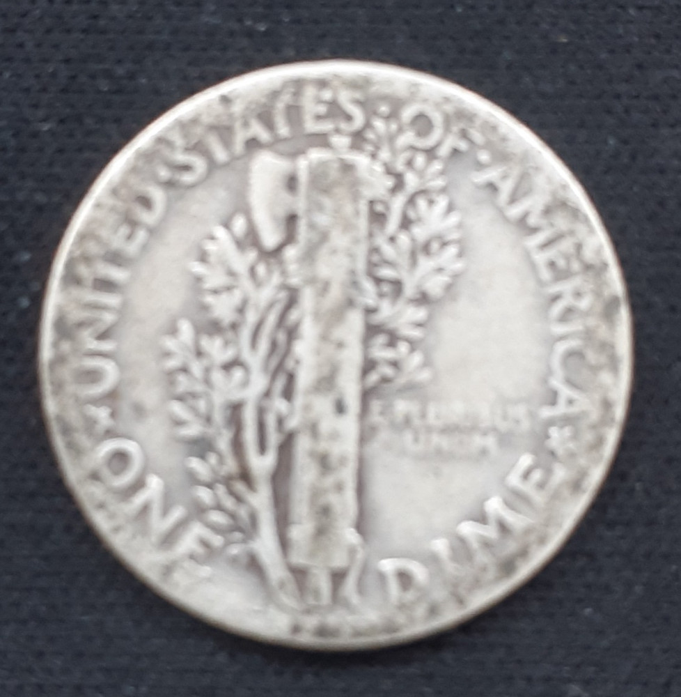1926 MERCURY DIME SILVER VG