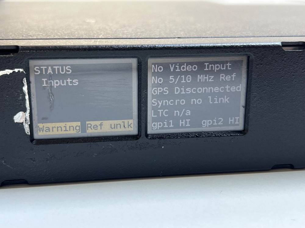 Evertz 5601MSC Master SPG/Master Clock System