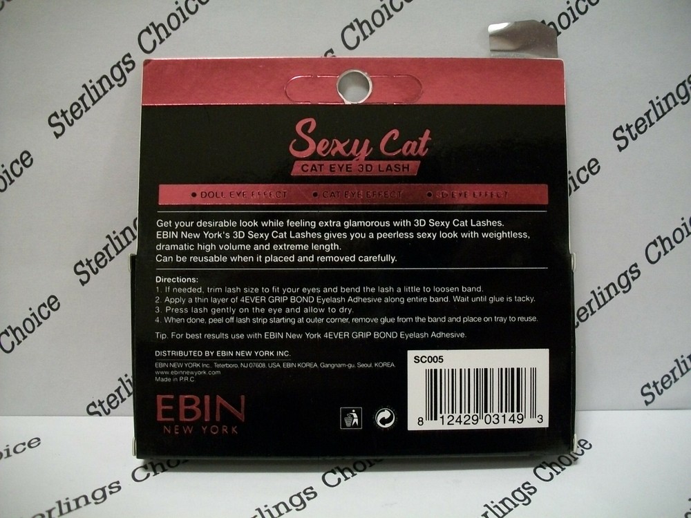 Ebin Sexy Cat Cat Eye 3D Lash #SC005 Leo