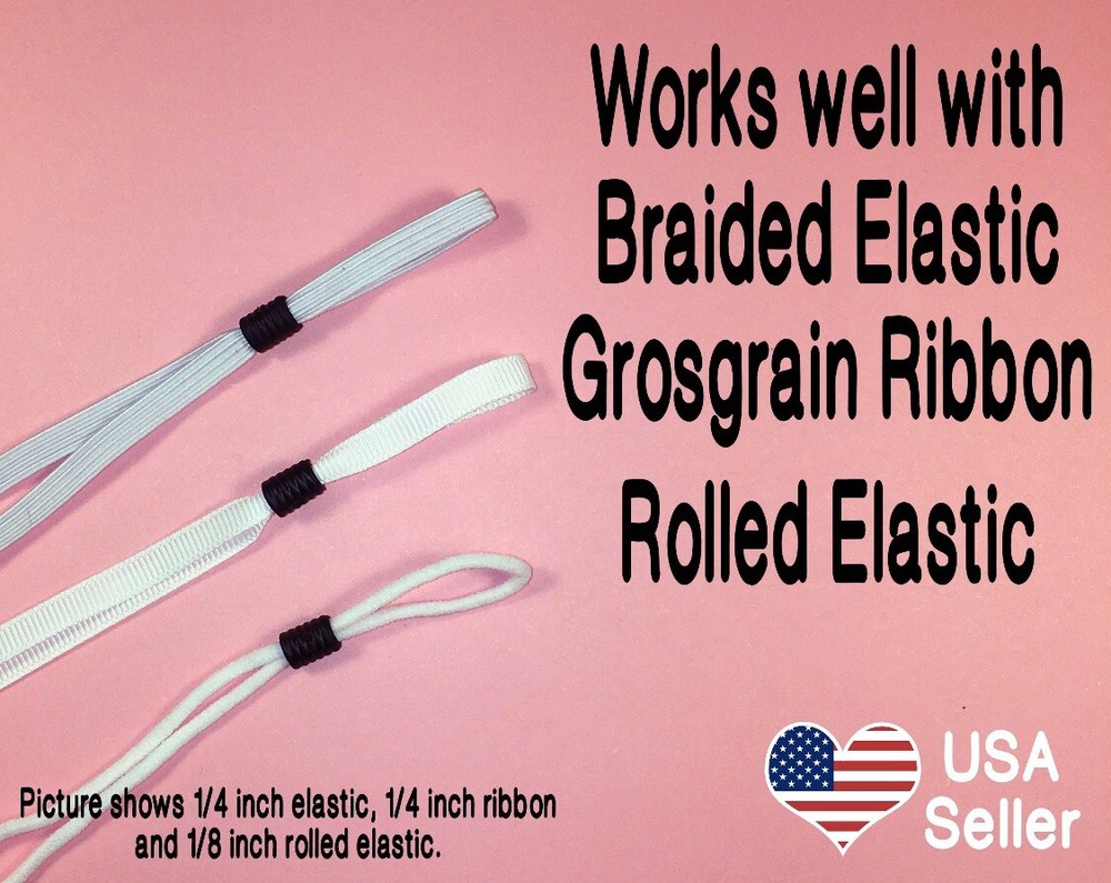 Elastic Silicone Stopper, Elastic Adjustment Stopper For Elastic