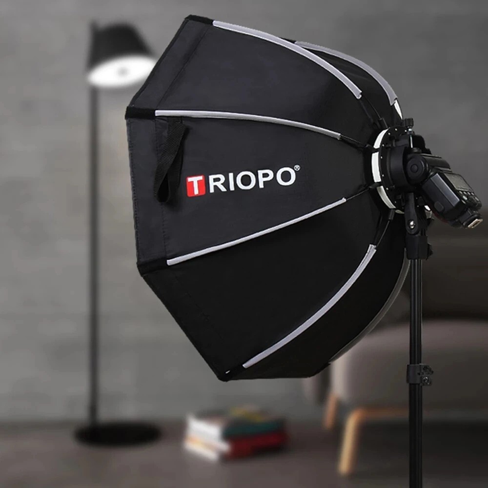 US Triopo KX90 90CM Foldable Speedlite Octagon Softbox for Godox V1 AD200 V860II
