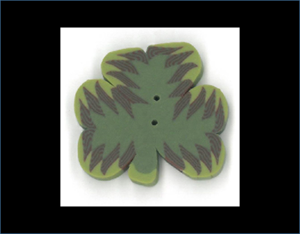Just Another Button Company - Three Leaf Clover - 2260 - 2 Sizes