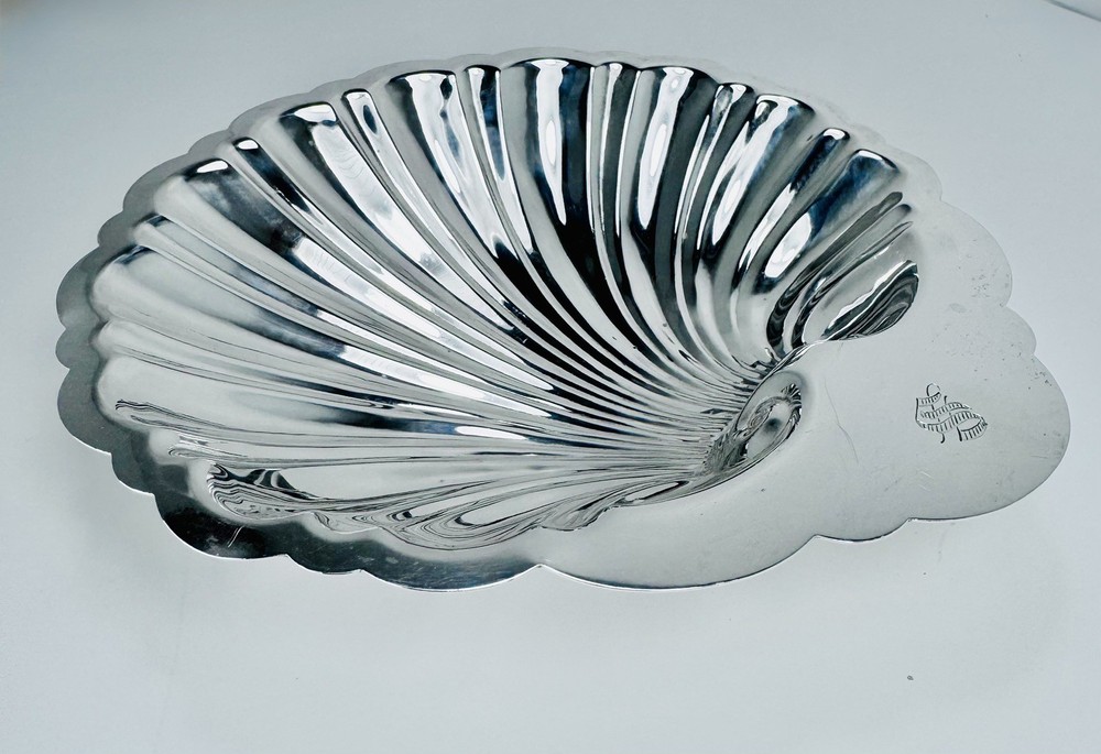Substantial Sterling Silver Shell Dish 7" Long 170 Grams Beautiful!