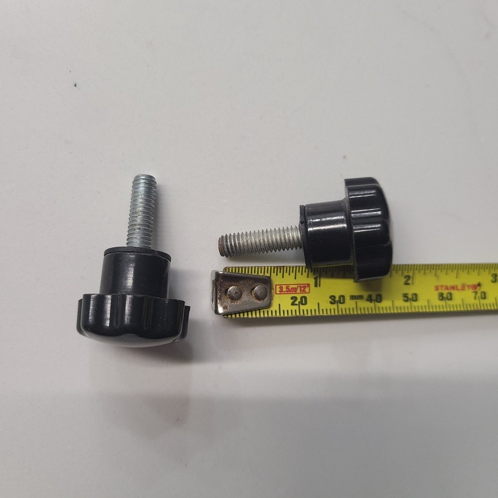 2 Screw Knobs Clamping for Securing Mobility Scooter Armrests