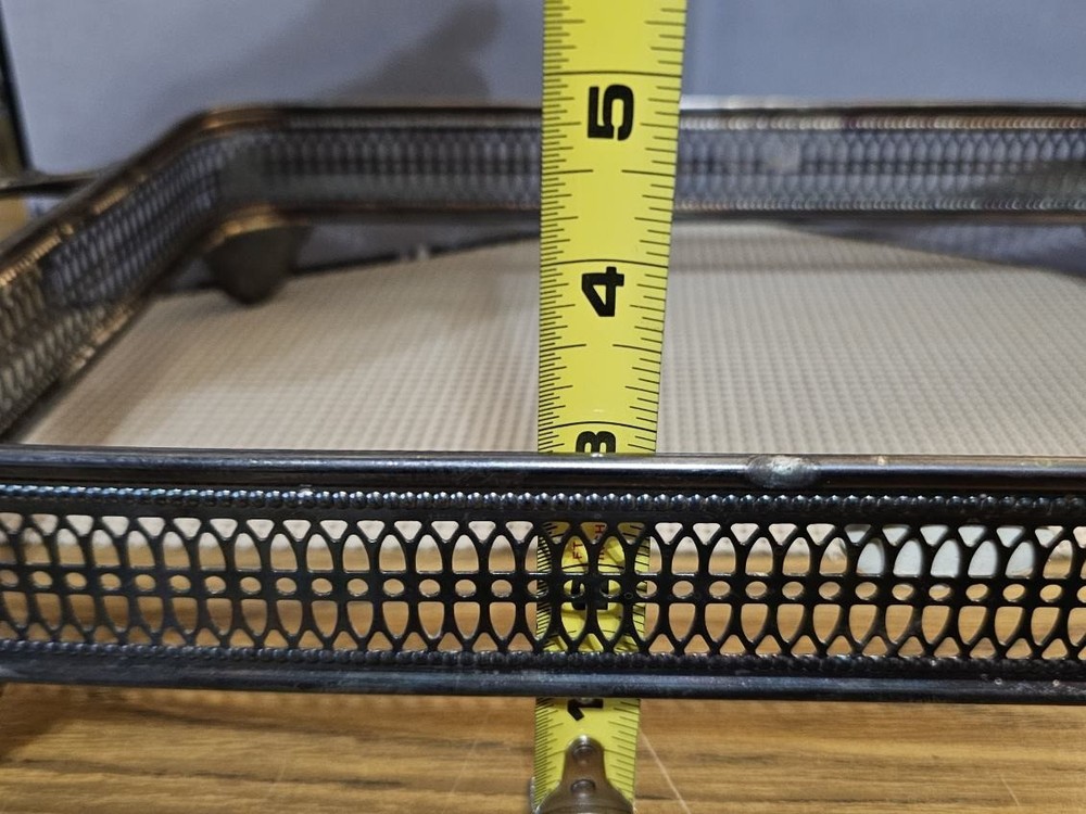 Reed & Barton Silver Plated Casserole Dish Holder Rectangular. SOLD AS IS.