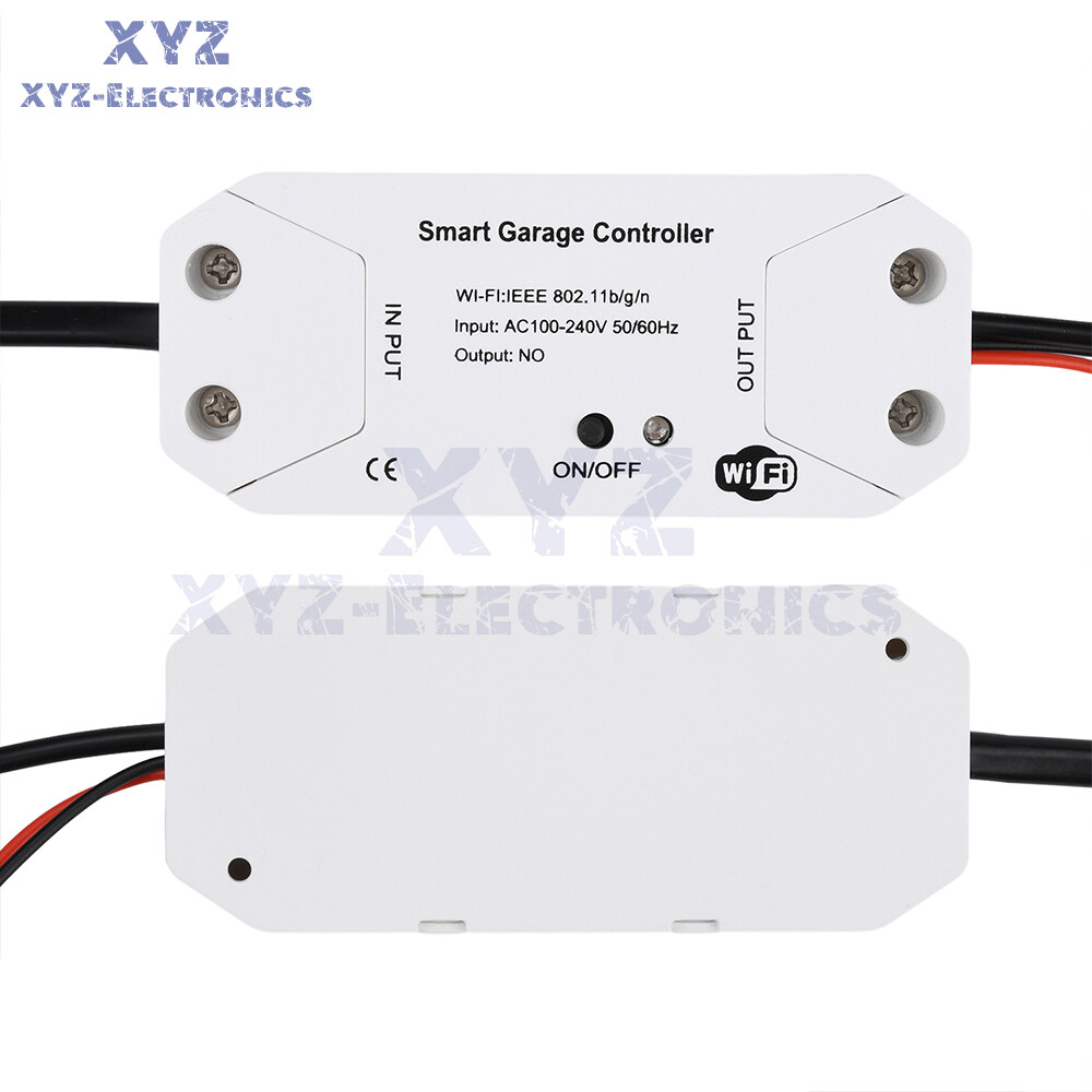 WiFi Smart Garage Door Opener Wireless APP Remote Controller Timer Voice Control