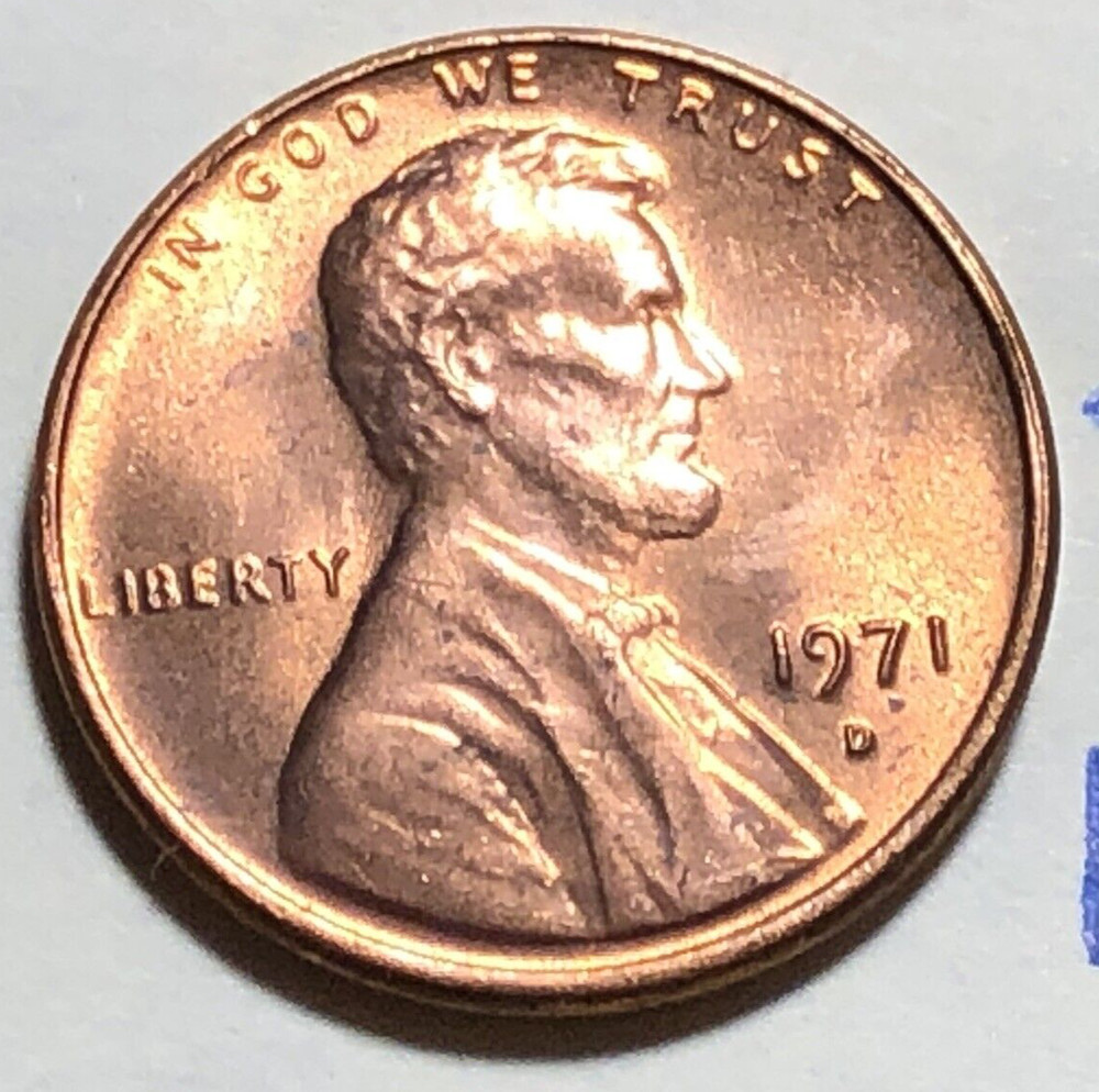 1971-D LINCOLN MEMORIAL CENT / PENNY 243N
