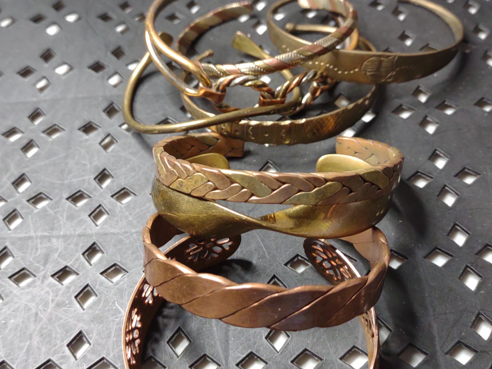 Lot Of Old Cuff Bracelets Bracelet Lot HMLAC