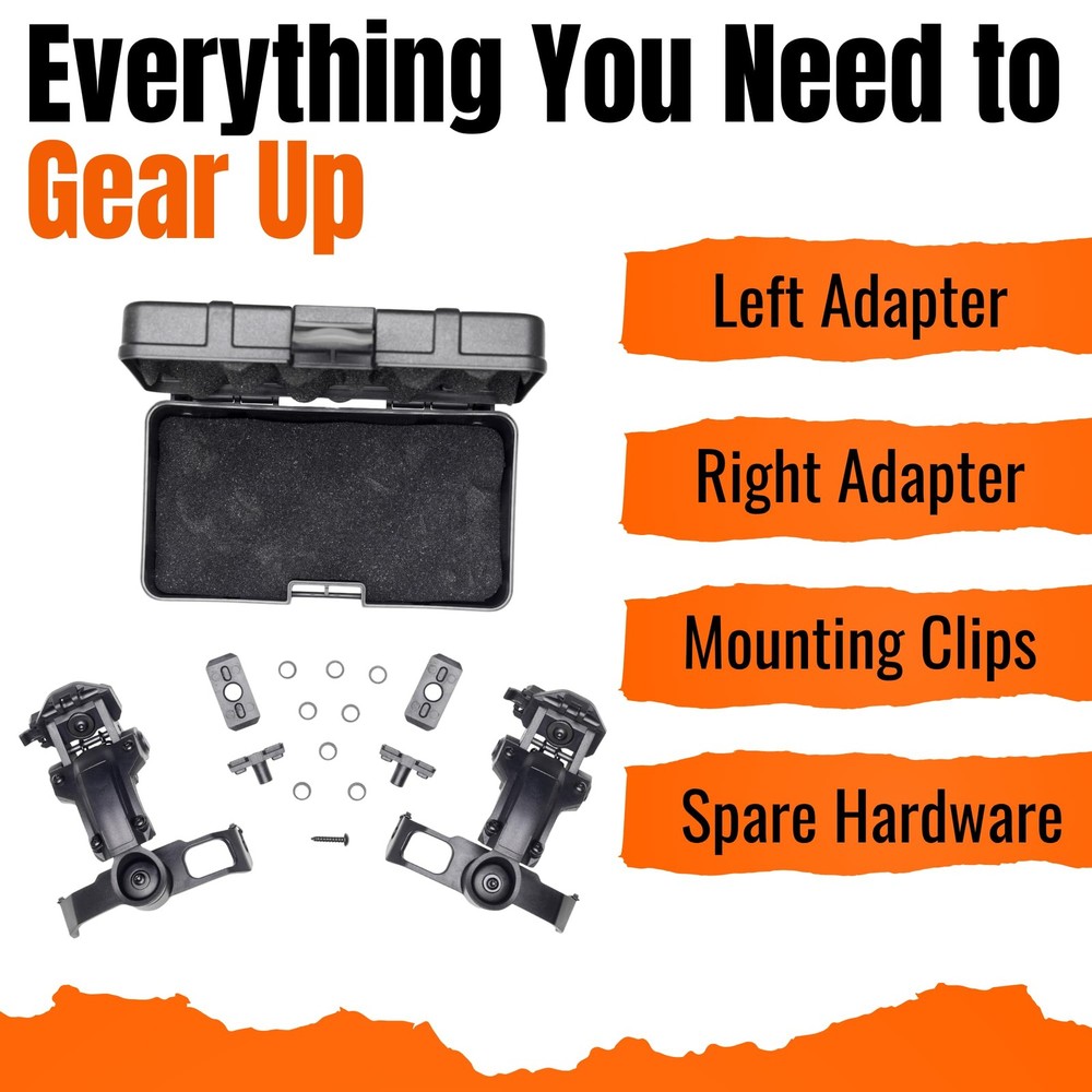 Tigrett Outdoors ARC Rail Adapter for Walker Razor Thin Tactical Headset