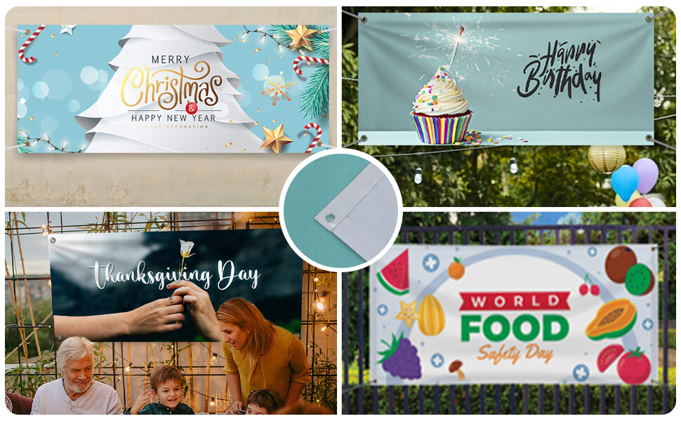 Custom Vinyl Banners and Signs - multiple sizes - free design-any places