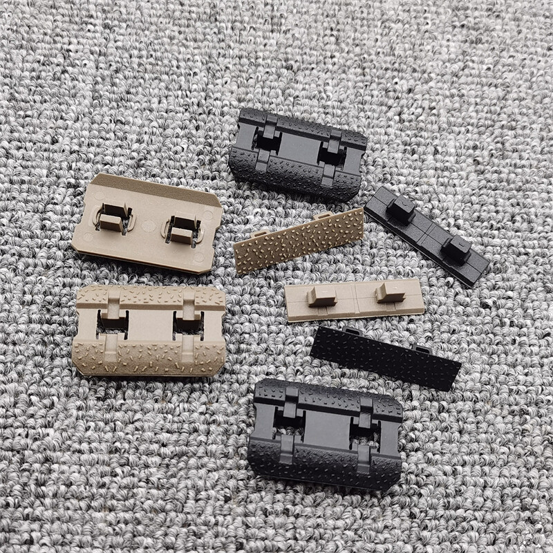BK/DE M-lok Rail Cover 12 Piece Polymer Mlok System Covers Fit Mlok Rail System