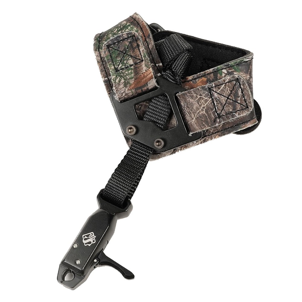 Archery Compound Bow Release Aids Trigger 360° Adjustable Wristband Release A...