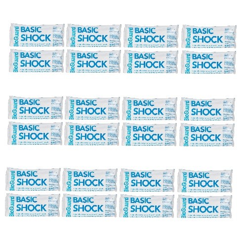 BioGuard Pool Chemical Kit - 50 lbs Basic Tabs - 24 lbs Basic Shock - 3 Back-...