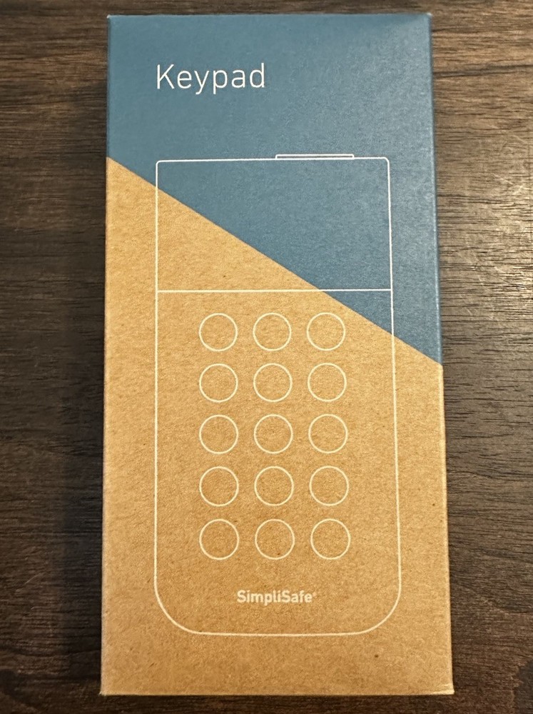 SimpliSafe Home Security System Keypad Remote White Model SSKP3