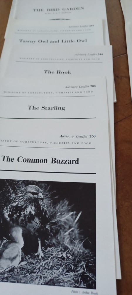 Various Natural History Leaflets X 26