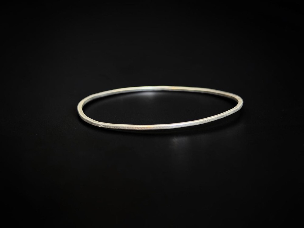 Vintage 925 Sterling Silver Stackable Bangle Bracelets Lot 5 Mixed Pattern 24g