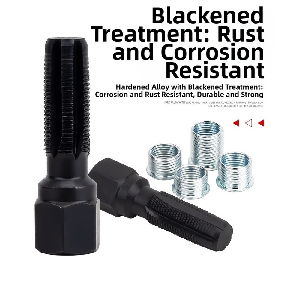 Precision Cutting Tool Re-thread Tap Thread Repair Tasks Black Oxide Treatment