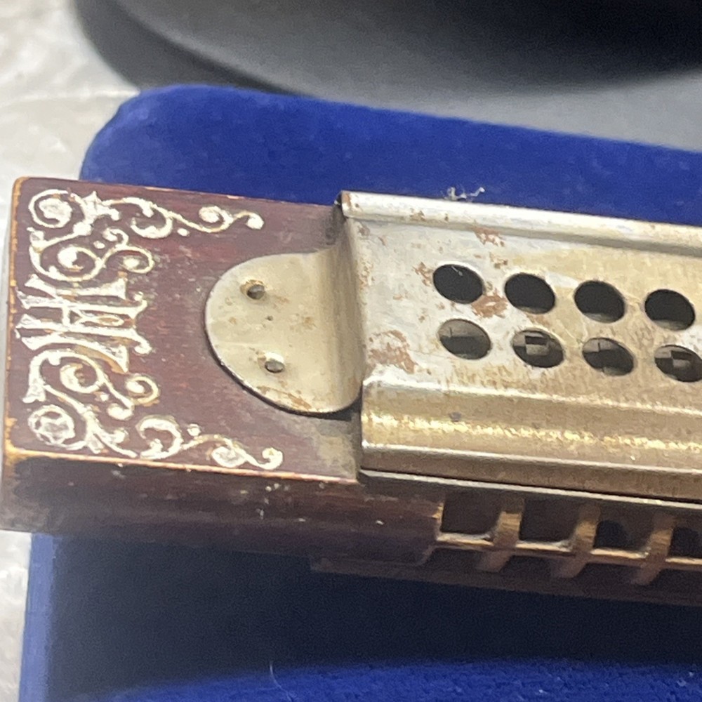 M Hohner's Best German Made Double Sided Harmonica Hammered Reeds