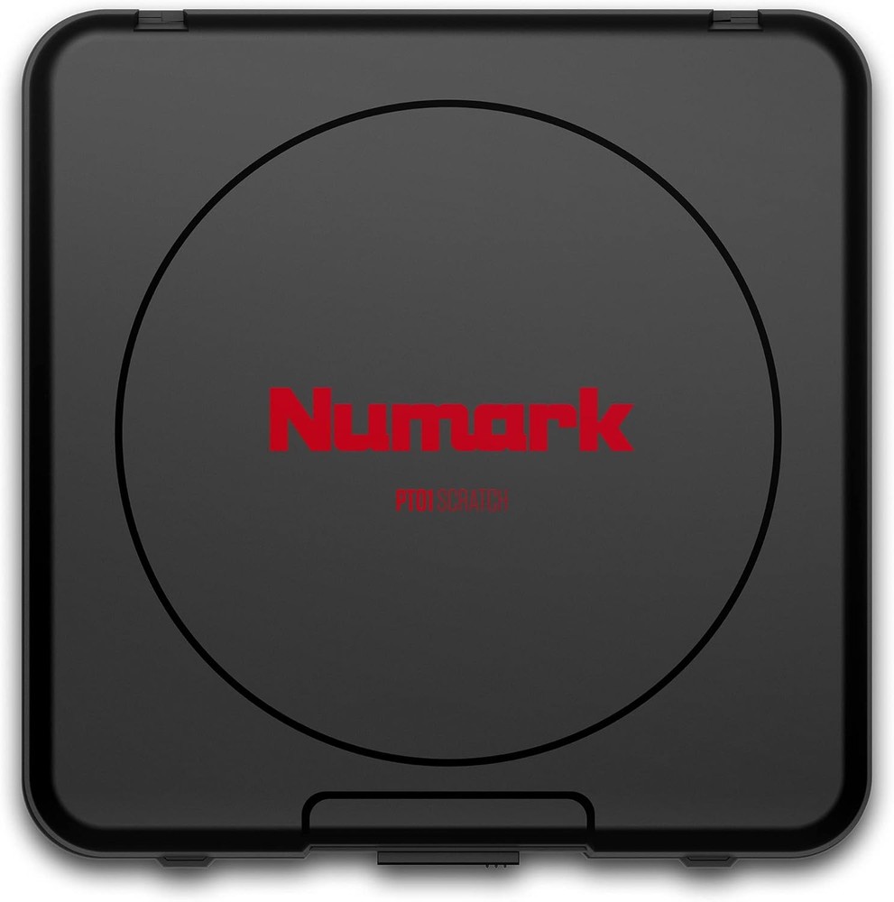 Numark PT01 Scratch | DJ Turntable for Portablists With User Replaceable Red