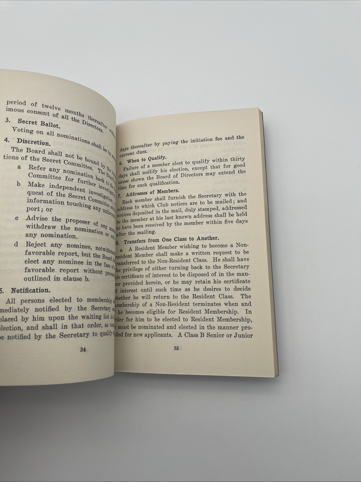 Officers, Members, By-Laws Of The Pendennis Club Louisville KY 1935