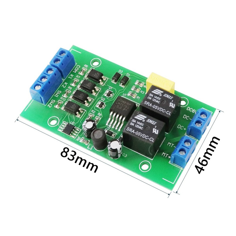 DC 6V 12V 24V Forward Reverse Motor Controller Relay Limit Switch Driver Module