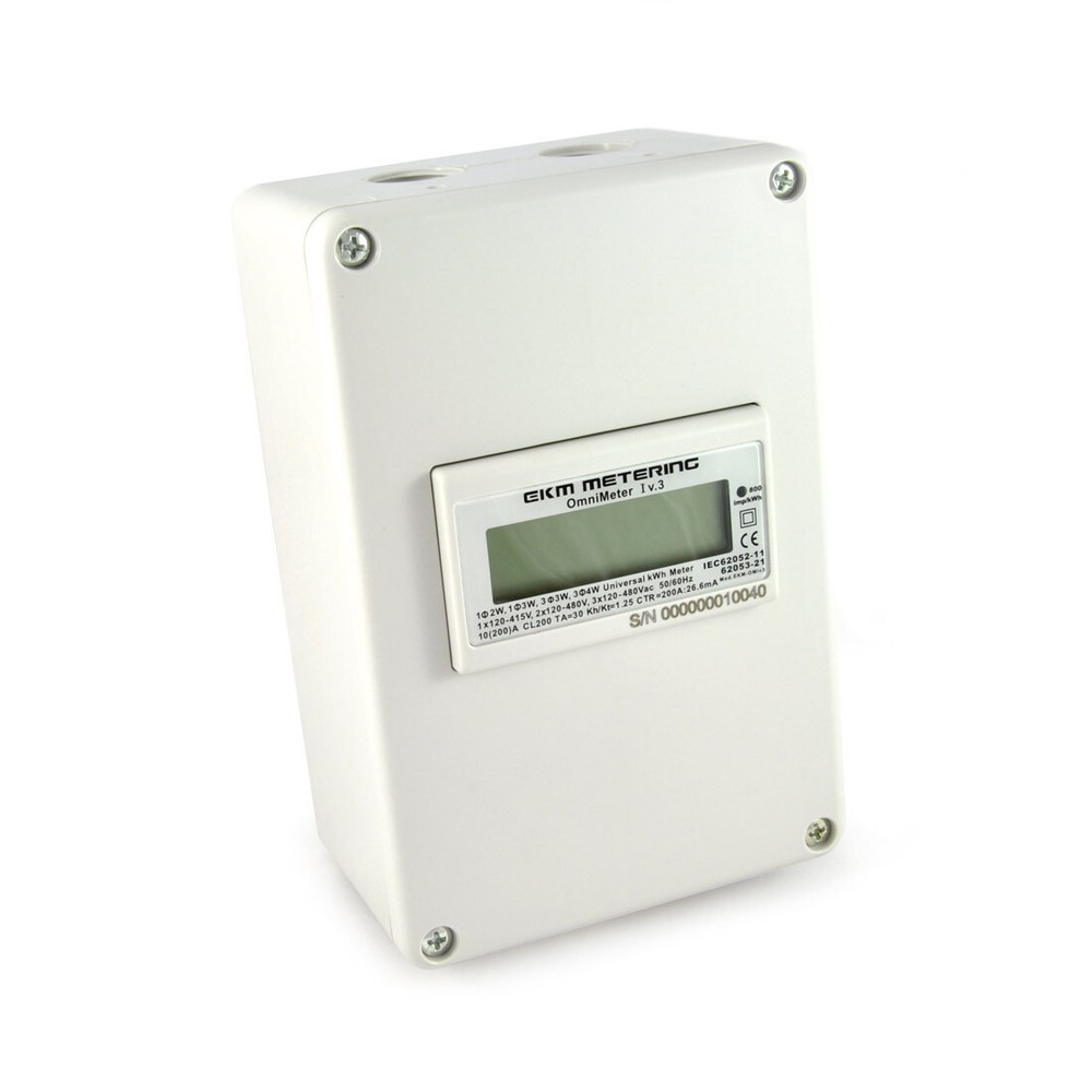 EKM Meter Home Enclosure Kit Plastic DIN Rail Mount Read Data Conduit Box #20