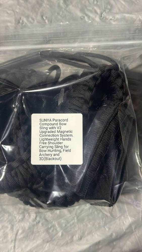 Sunya Paracord Compound Bow Sling with V2 Upgraded Magnetic Connection System