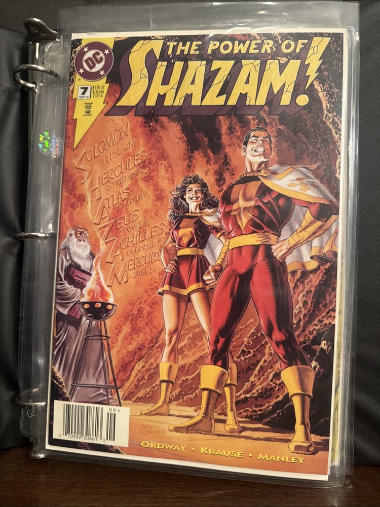 Comic Book Storage Binder With 11 Comics