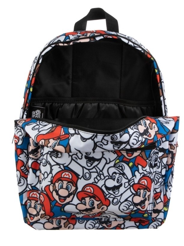 Super Mario Bros. Mario Colour Pop Collage 16" Backpack