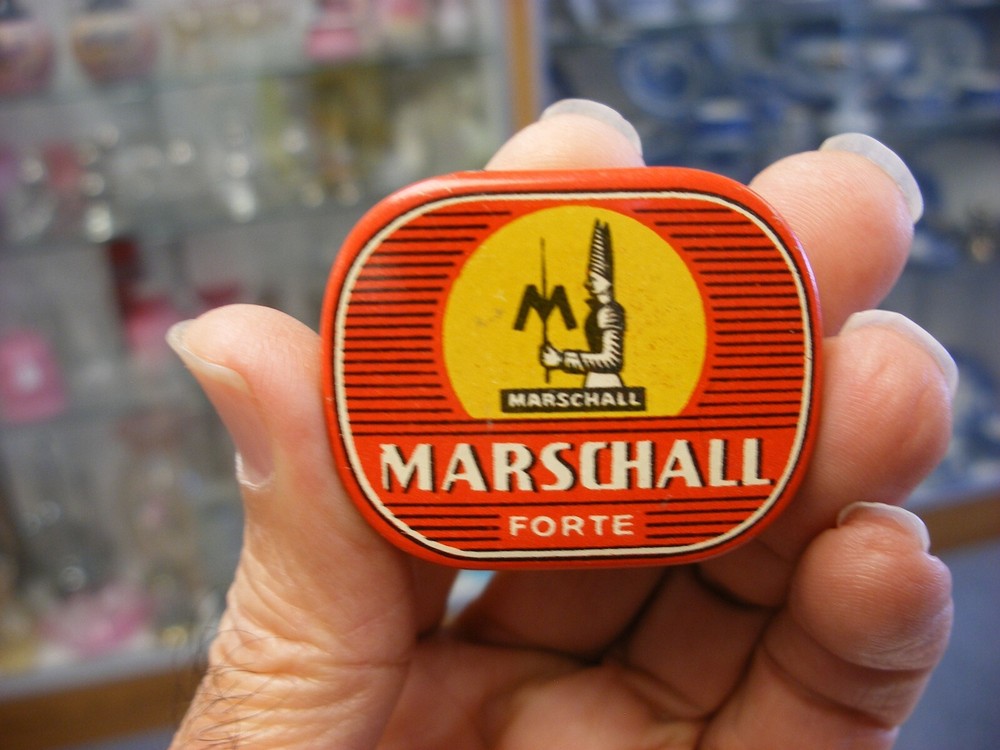 Phonograph Gramophone - Needle Tin - Marschall - Forte - Empty