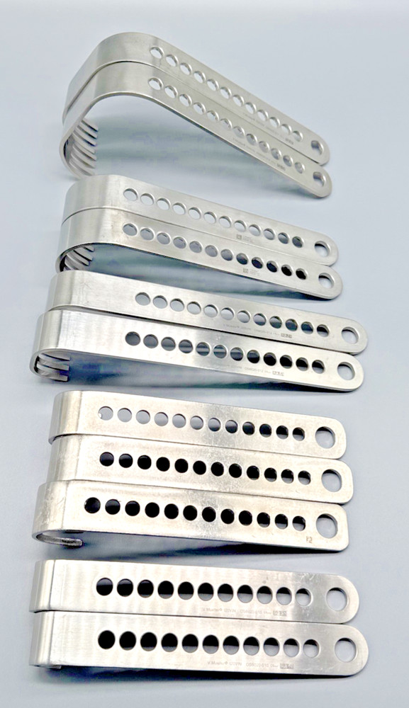 V. Mueller Charnley Retractor Initial Incision Orthopedic Blade Set