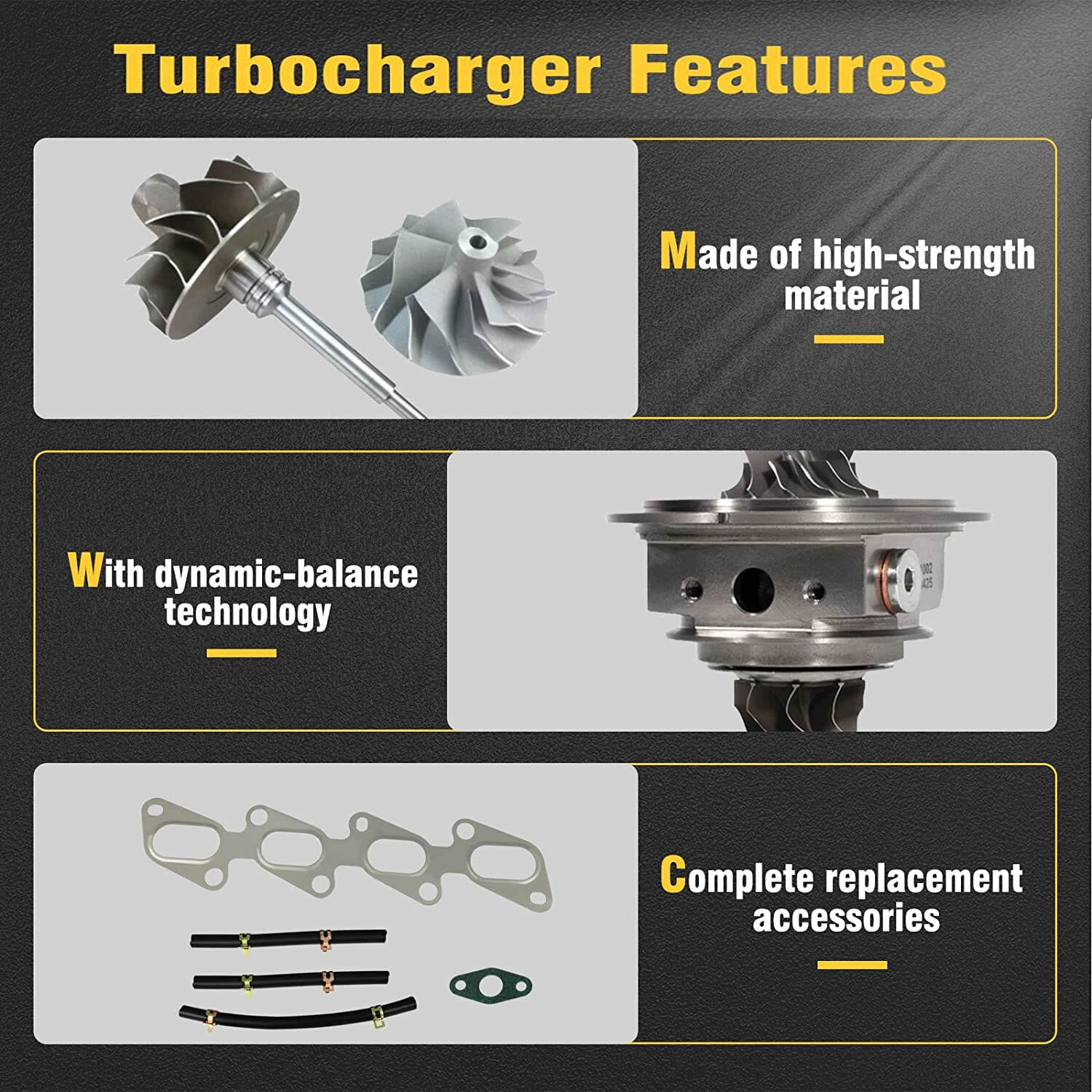 Turbocharger Turbo For 2011-2015 Chevrolet Cruze LTZ Sedan 4-Door 1.4L 1364CC